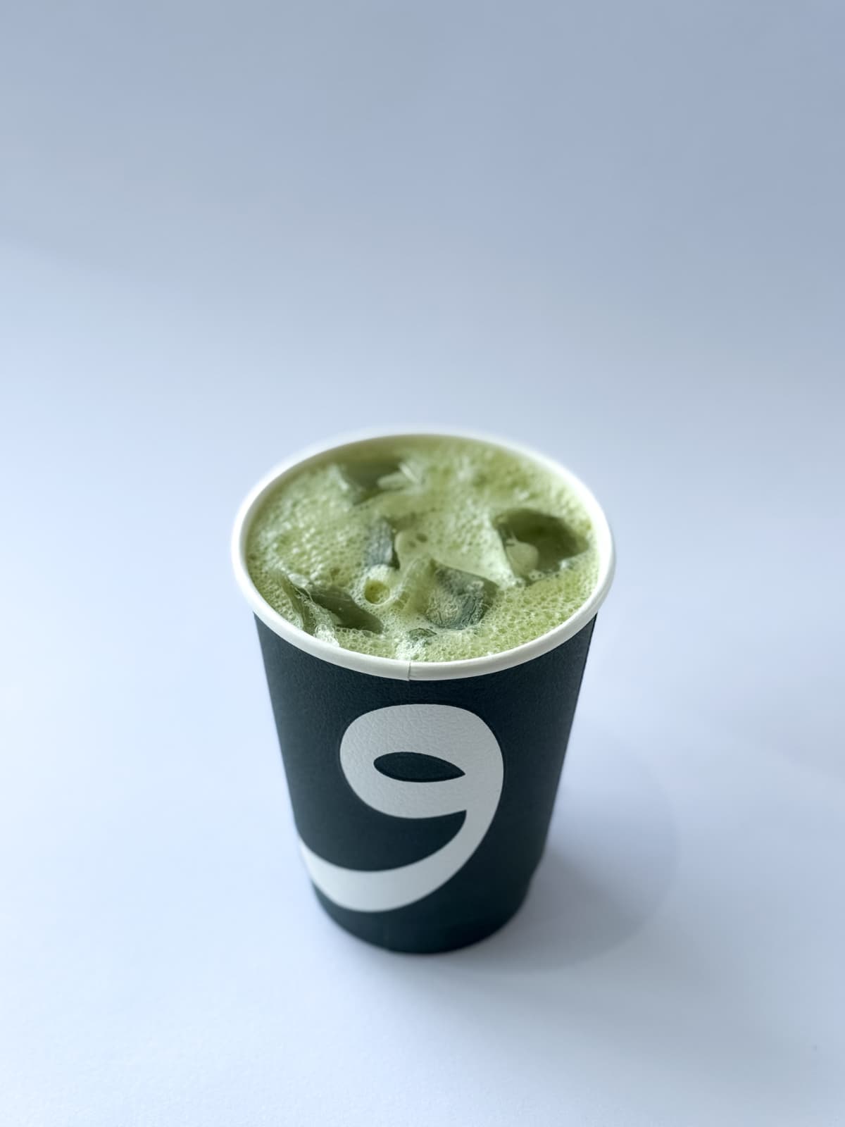 Ice matcha latte
